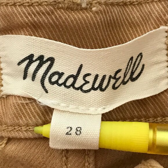 Madewell The Perfect Vintage Fatigue Shorts Women 28 Brown High Rise Stretch - Picture 3 of 11